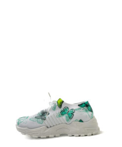 Alternative view of Λευκά Δίπατα Sneakers με Διακοσμημένες Πεταλούδες
