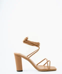 Alternative view of Μπεζ Πέδιλα Lace Up