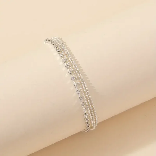 Αλυσιδα αστραγάλου Bling Bling με λεπτή αλυσίδα - Image 2