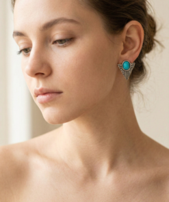 Boho-Chic Silver Earrings