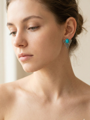 Boho-Chic Silver Earrings