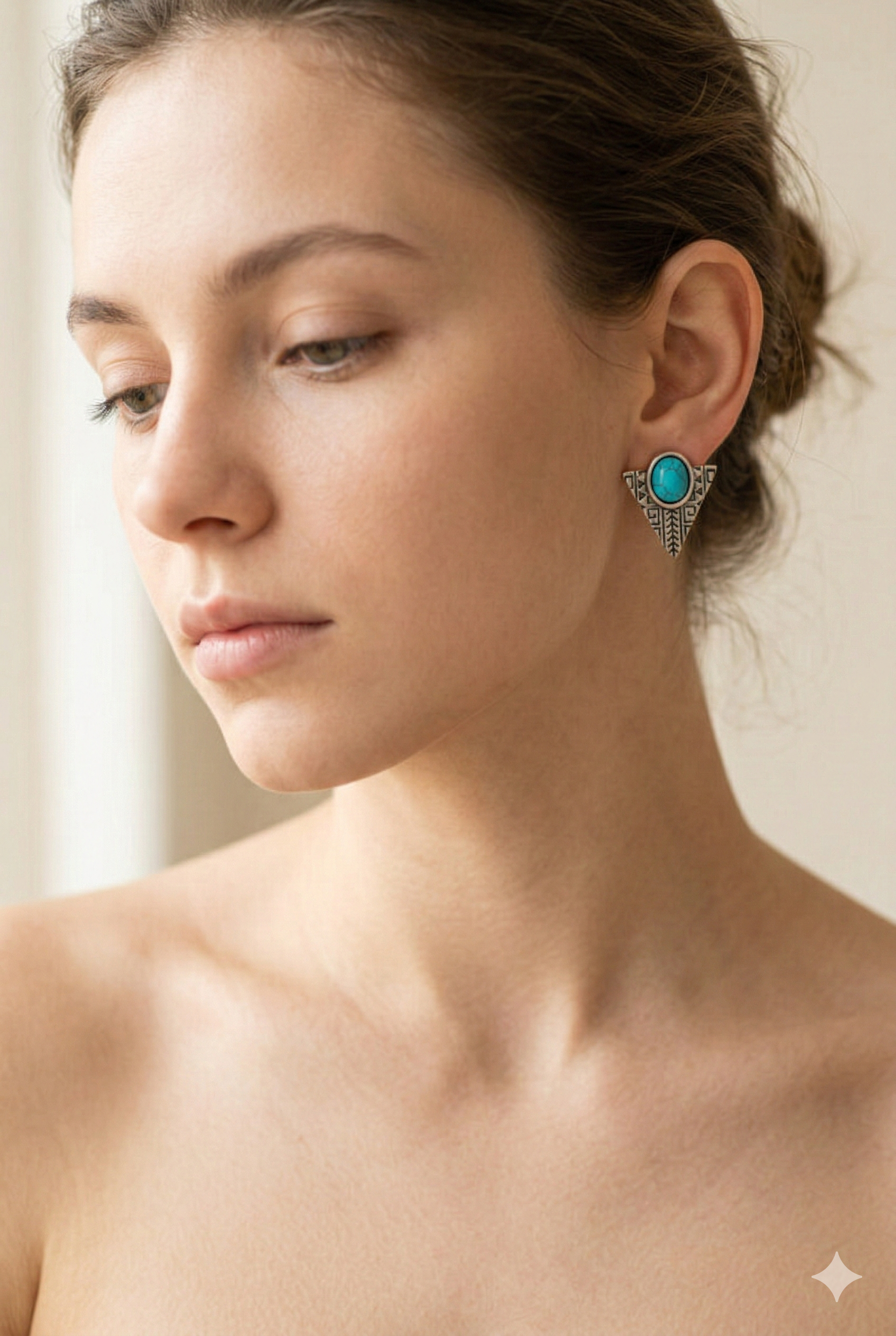 Boho-Chic Silver Earrings