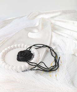 Alternative view of Black Rose Choker