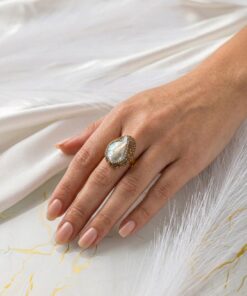 Pearl Sparkling Ring