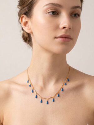 Blue Stones Choker