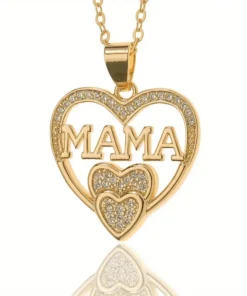 Alternative view of Κολιέ Με Κρεμαστό Mama Pattern