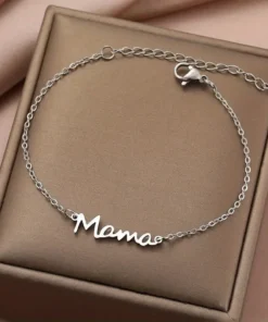 Alternative view of Εξαιρετικό Βραχιόλι Με Σχέδιο Mama - Silver