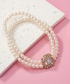 Alternative view of Βραχιόλι Στον Αστράγαλο Με Χάντρες