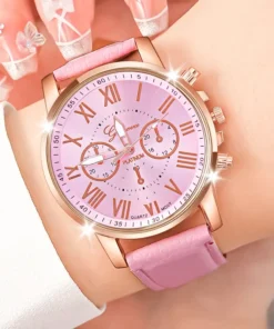 Σετ 2τεμ. Γυναικείο Ρολόι Quartz GANSO FUTURA & Βραχιόλι με Μενταγιόν Καρδιάς