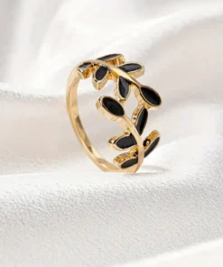 Φύλλο Email Zinc Alloy Δαχτυλίδι