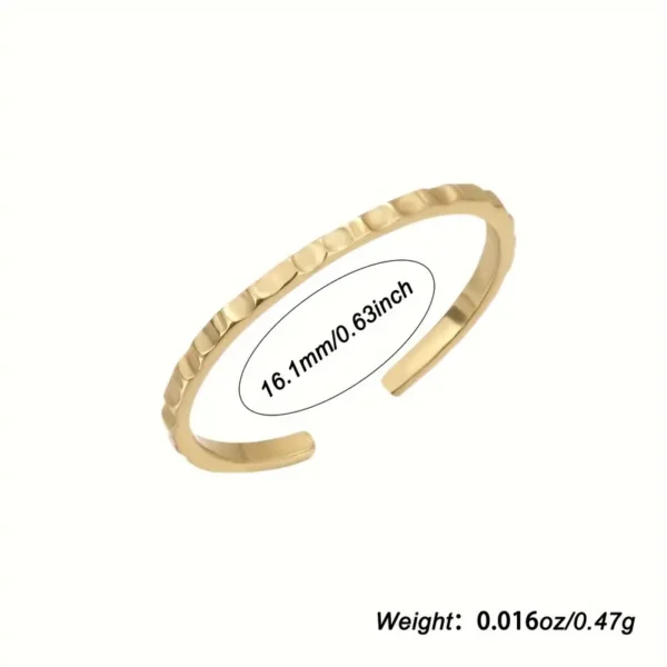 S925 Sterling Silvery Summer Beach Thin Open Women'S Foot Ring - Image 5