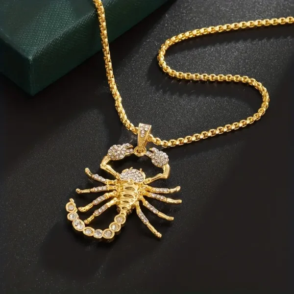 Trendy Zircon Golden Scorpion μενταγιόν GOLD - Image 5