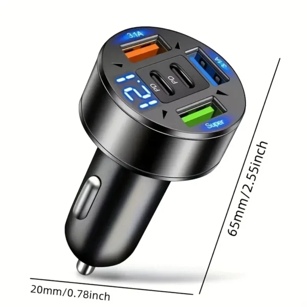 250W φορτιστής με γρήγορο φόρτιση PD QC3.0 USB C - Image 6