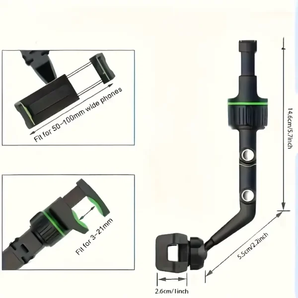 Ρυθμιστέο 360° περιστρεφόμενο τηλέφωνο για GPS πλοήγηση και κιθάρα - Image 6