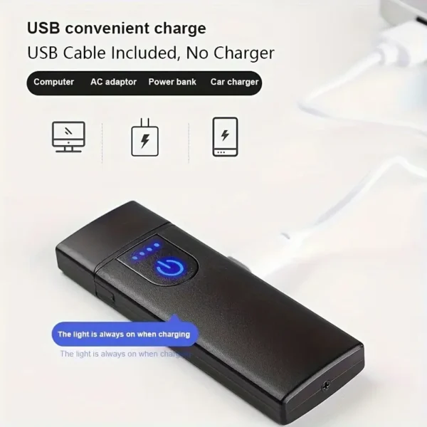 1pc USB ανανεώσιμος ηλεκτρικός Αναπτήρας - Image 3