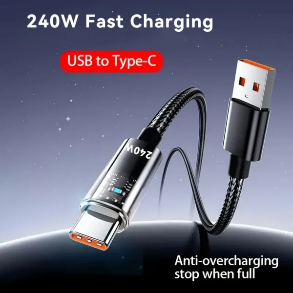 1 μέτρο USB σε Type-C Υπεργρήγορη Σύνδεση - Image 3
