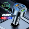250W φορτιστής με γρήγορο φόρτιση PD QC3.0 USB C