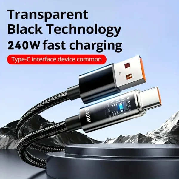 1 μέτρο USB σε Type-C Υπεργρήγορη Σύνδεση - Image 4