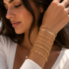 11pcs αλυσίδες με ρόμβους gold